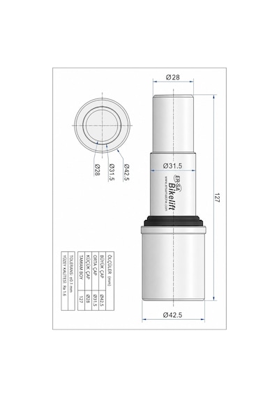 Tek Maşalı Motosikletler İçin Motosiklet Krikosu 28-42 Mm Kırmızı