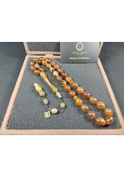 Başka Yerde Yok Vıp Kutulu Hakan Kaya Usta Eseri 38 Gr. Gergedan Boynuzu Sertifikalı 8373