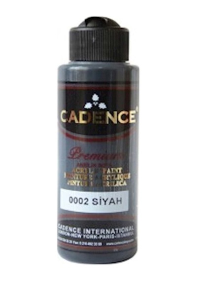 Cadence 120 Ml Premium Akrilik 0002 Siyah