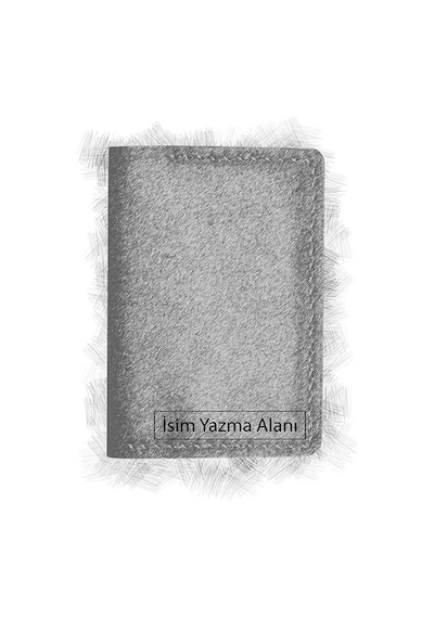 Pita Camel Isme Kişiye Özel Hakiki Deri Cüzdan