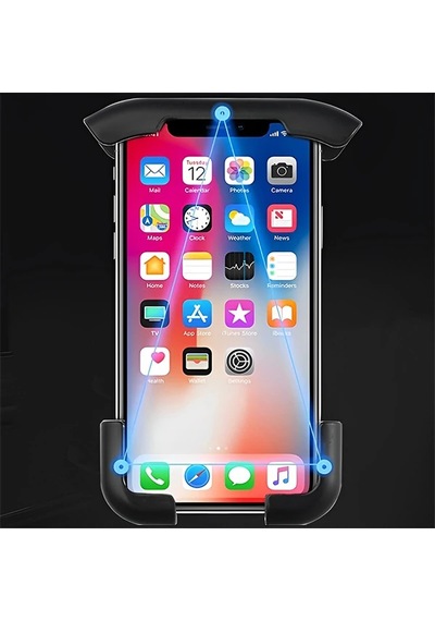 Ally Tt-t45 Motor Ve Bisiklet Gidonu İçin 360 Dönebilen Telefon Tutucu- 5775 Diğer