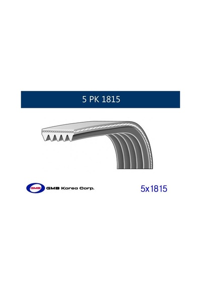 Gmb Gpk 5pk1815 Vantılator Kayısı Blue 11 I30 I20 Ix20 1,4 Crdı 11 5pk1815