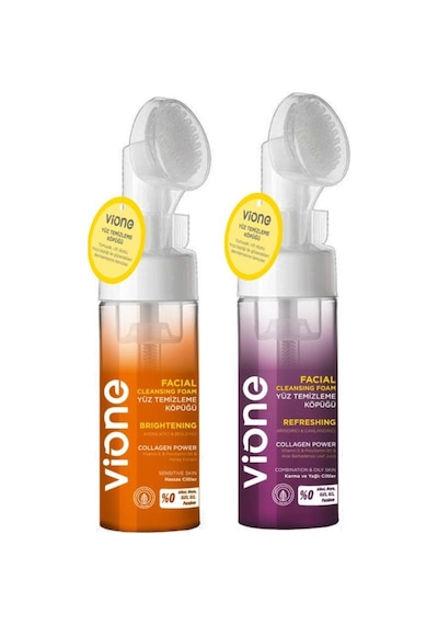 Vione 2 Li Set-2 Yüz Temizleme Köpüğü 150ml Özel Fırçalı 21855131