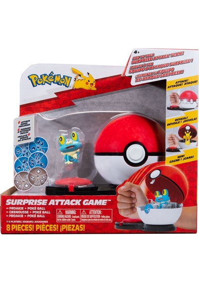 Pokemon Sürpriz Atak Oyun Seti - Froakie Ve Poke Ball