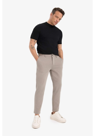 Defacto Jogger Fit Cepli Esnek Kumaş Düz Paça Pantolon T6317az25aubg404 Bej