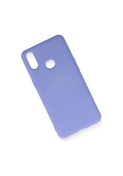 Samsung Galaxy A10s Kılıf Nano İçi Kadife Silikon - Lila