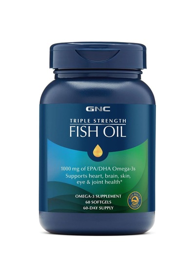 Gnc Triple Strength Fish Oil 60 Esansiyel Yağ Asitleri