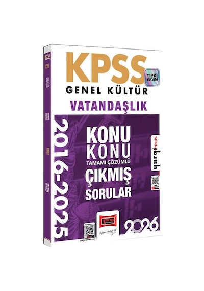 Yargı 2026 Kpss Genel Kültür Vatandaşlık 2016-2026 Konu Konu Tamamı Çözümlü Çıkmış Sorular