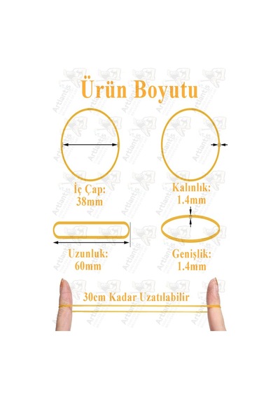 Ambalaj Lastiği 250 Gr 1 Paket Brons Para Lastigi Paket Lastiği Kopmaz %100 Kauçuk Elastik Kaliteli