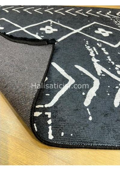 Salerno Çamaşır Makinesinde Yıkanabilir Kilim Halı Hs1013 Çok Renkli