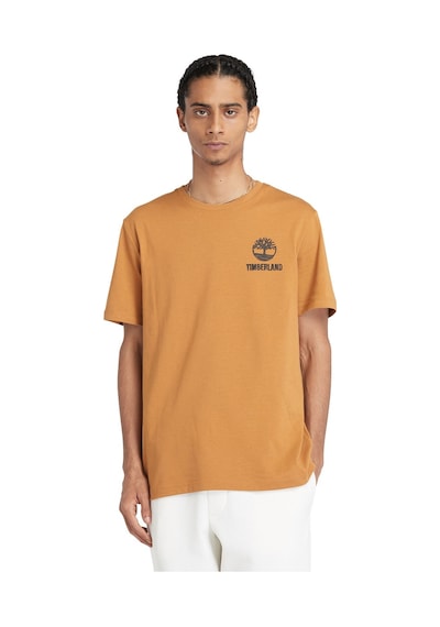 Timberland Short Sleeve Back Logo Gr Kahverengi Erkek Kısa Kol T-Shirt 000000000101988871