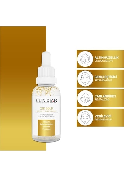 Altın Parçacıklı Yaşlanma Karşıtı Bakım Serumu 30 Ml