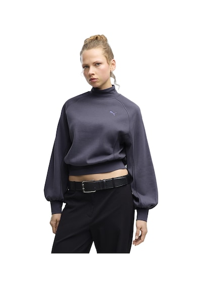 Puma Her Mock Neck Crew Kadın Mor Günlük Stil Sweatshirt 69402935