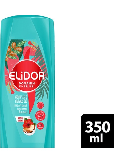 2 Adet Elidor Doğanın Enerjisi Saç Kremi Kırmızı Yosun Özlü 350 Ml