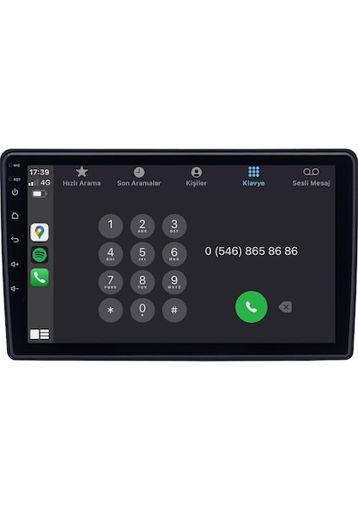 Citroen Berlingo Android Multimedya Sistemi 2009-2019 Crv-4070xaa