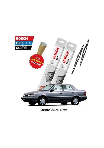 Bosch Eco Hyundai Excel Silecek Takımı (1994-2000)