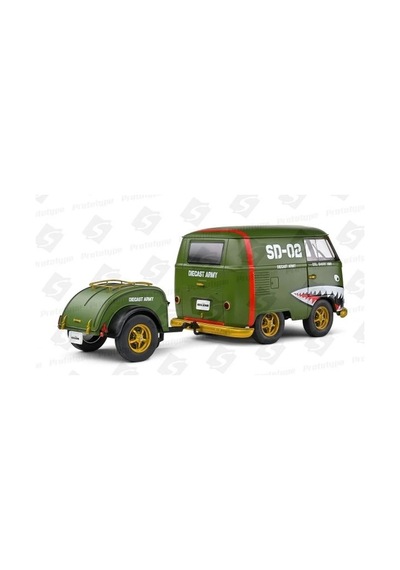 Solido Volkswagen Kool Kombi 1950 Army Fighter