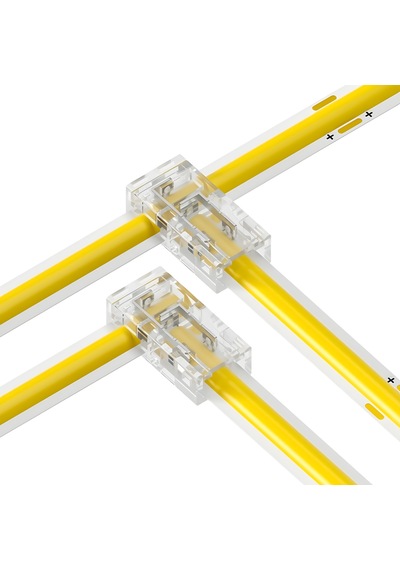 8mm Cob+smd Şerit+şerit T-l Bağlantı Konnektörü 5 Adet