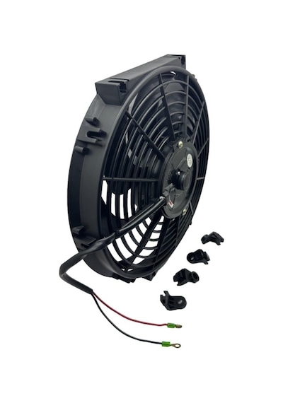 12v Fan Motoru Emici Aksiyel 11 " Helis Dış Çap 320 Mm