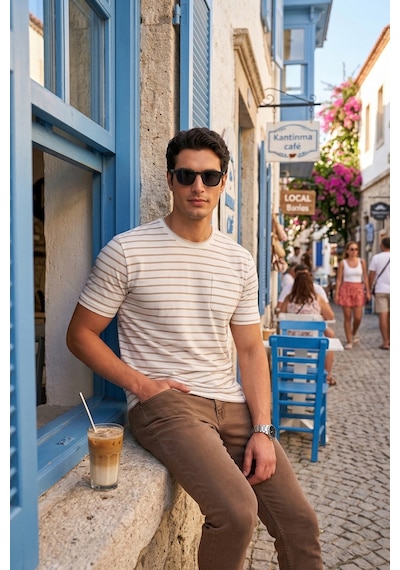 Buratti Erkek T Shirt 5904057 Vizon