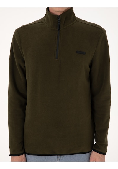 Pierre Cardin Erkek Haki Sweatshirt 50314056-vr027 Haki