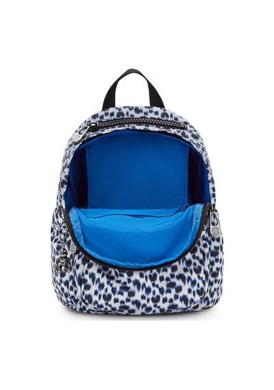 Kipling Kıplıng Delia Mini Küçük Boy Sırt Çantası Desenli Curıous Leopard Beyaz