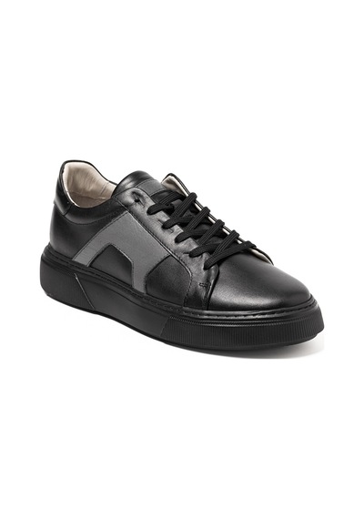Sneaker Erkek Og-437 John May Siyah-gri Gri - Siyah