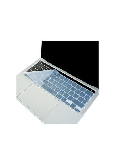 Apple Uyumlu MacBook Pro Klavye Koruyucu M1-m2 13inç Us-abd İngilizce Touchbarlı A2338 A2289 A2251 A2141 Şeffaf