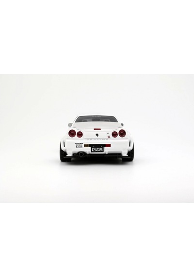 Otto Models Ot1135 1/8 Nissan Skyline Gt-r R34 Krc Body Kit Pearl White Qx1 2019