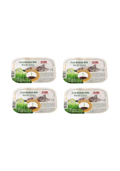 Bio Petactive Cat Grass Kit Doğal Kedi Çimi Kiti X 4 Adet