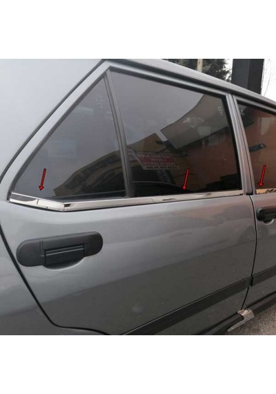 Fiat Tofaş Uyumlu Şahin Krom Cam Çıtası Paslanmaz Çelik 6 Parça