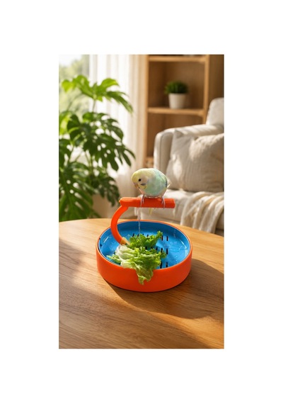 Usb Bağlantılı 3w Otomatik Kuş Duşu Ve Banyo İstasyonu