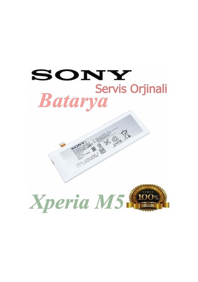 Sony Xperia M5 Batarya - Servis Ürünü - E5633 E5643 E5663 E5603