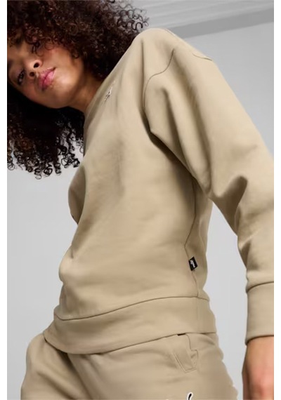 Puma Better Essentıals Crew Fl Bej Kadın Sweatshirt Bej