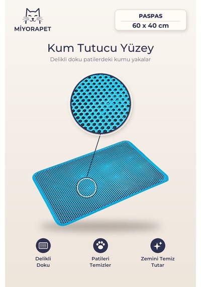 Açık Kedi Tuvaleti Paspas Kürek-yeşil