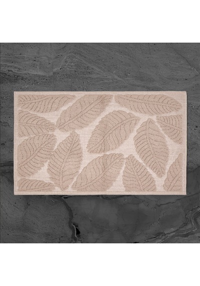 Soft Big Barg 2'li Banyo Paspası - Bej - 60x100 Cm + 50x60 Cm Çok Renkli