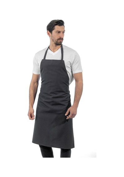 Şensel, Ön Önlük, Gri, Boyundan Askılı -93E1031- Restoran-Garson