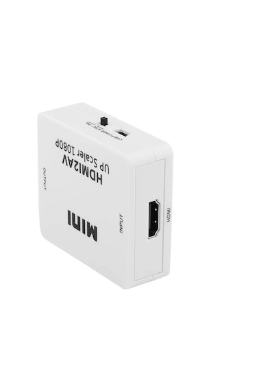 Hdmi To Rca Tos Av Çevirici Dönüştürücü Converter Tv Tüplü Tv Sarı Av