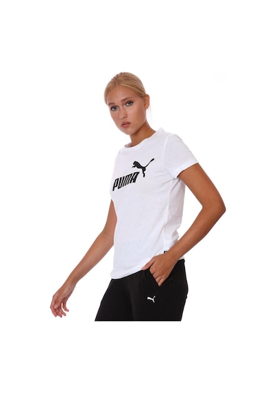 Puma Ess Logo Tee Puma White