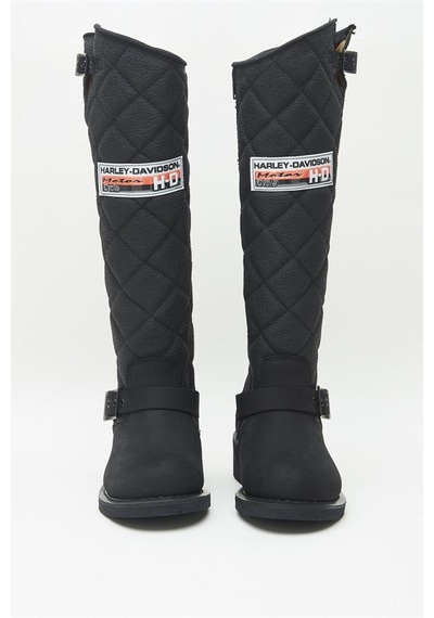 Harley Davidson Bayan Çizme 025G100074 Black Nubuk