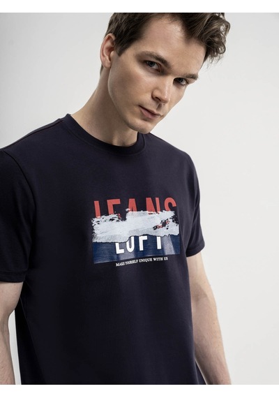 Loft Erkek T-shirt Lacivert Lf2036325 24yp69000170 P69151 Lacivert