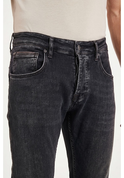 Buratti Pamuklu Slim Fit Düşük Bel Jeans Erkek Kot Pantolon 1135c87napolı Siyah