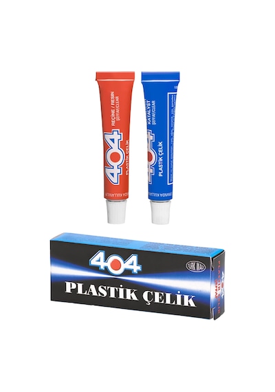 404 Plastik Çelik Yapıştırıcısı 41 Gr İkiz Tüp Yapıştırıcı