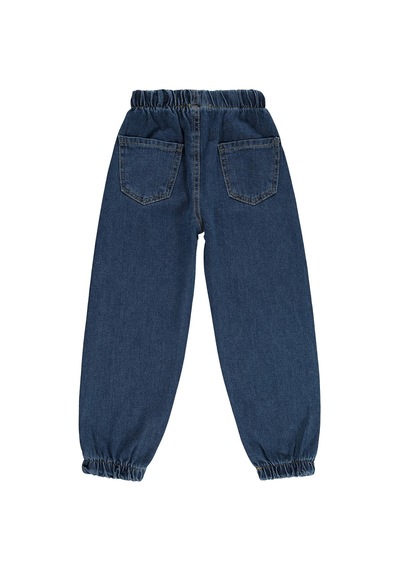 Civil Girls Jogger 6-9 Yaş Pantolon Kot - Mavi Koyu İndigo