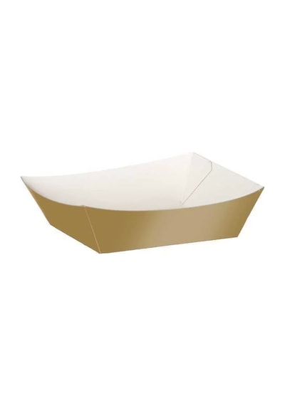 Kraft Kayık Tabak 7x10,5x4 Cm - 50 Adet