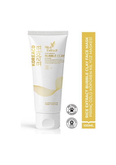 Pirinç Özlü Mucize Bubble Clay Yüz Maskesi Beyazlatıcı Aydınlatıcı Köpüren Yüz Maskesi 100 Ml - 841291155