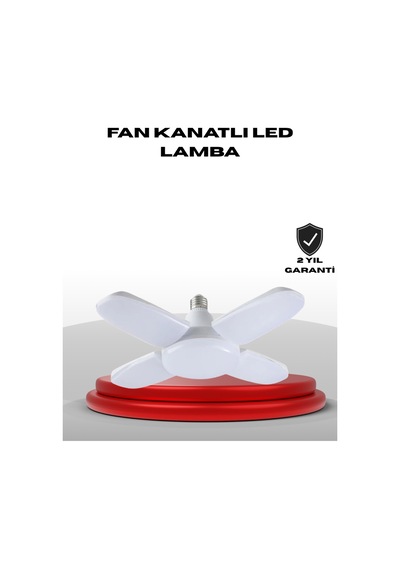 4 Kollu Katlanır Pervane Led Ampül 60 Watt Yüksek Aydınlatma Ve Enerji Tasarrufu Belirtilmemiş Belirtilmemiş