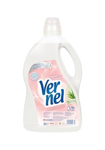 Hassas & Yumuşak Kalıcı Parfüm 30 Yıkama Çamaşır Yumuşatıcısı 1 X 3000 Ml 1000'li Set