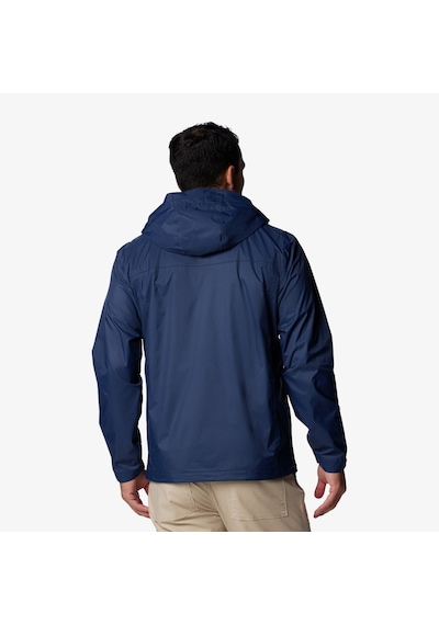 Columbia Watertight Erkek Lacivert Yağmurluk Düz Rm2433