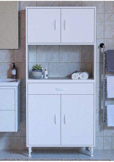 Eliusta Lora Beyaz Dolap 80 Cm Genişliği Ve 173 Cm Yüksekliği İle Dikey Depolama Ünitesi 80x173x32,5 Cm Beyaz Eliusta Lora Beyaz Dolap 80 Cm Genişliği Ve 173 Cm Yüksekliği İle Dikey Depolama Ünitesi 80x173x32,5 Cm Beyaz
